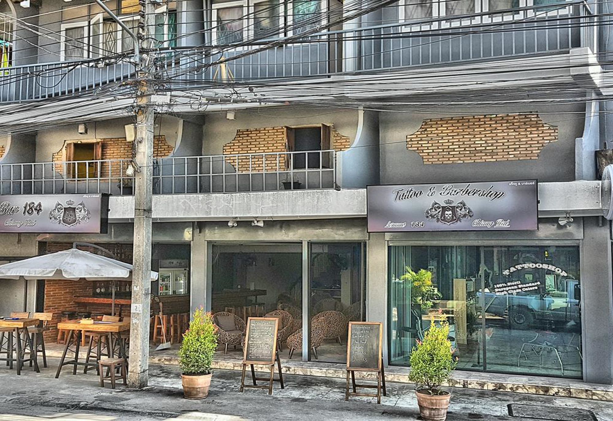 Bar 184 Party Hostel (Adults Only) Chiang Rai Exterior photo